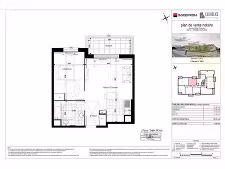 location appartement 2 pièces 45 m² à eragny sur oise (95610)  958 €
