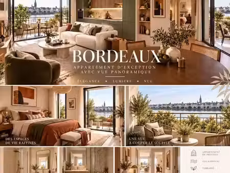vente appartement 4 pièces 90 m² à bordeaux (33000)  524 000 €