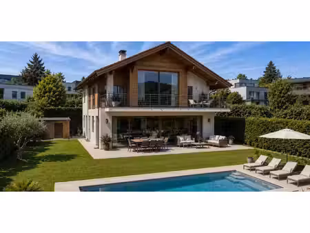 maison avec piscine et jardin poisy (74)
