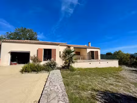 céreste (04) villa de plain-pied 128 m²  4 chambres  garage et terrain 840 m²