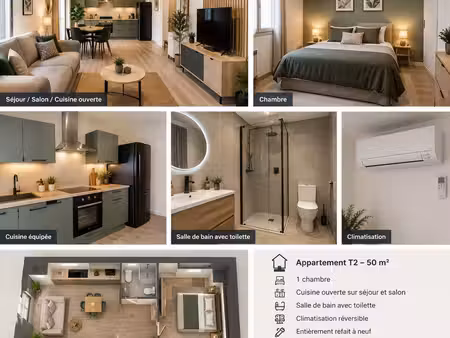 appartement 50m2