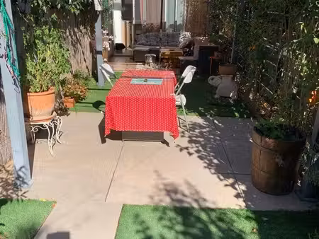 t2 40m2 jardin meublé