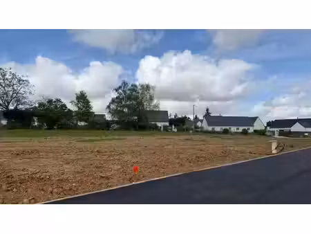 vente terrain 1195 m² à beaumont-la-ronce (37360)  78 000 €