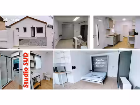 studio meublé indépendant 24 4 m² + jardin/terrasse – bois-d’arcy