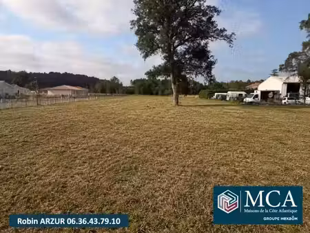 vente terrain 450 m² à vielle-saint-girons (40560)  60 000 €