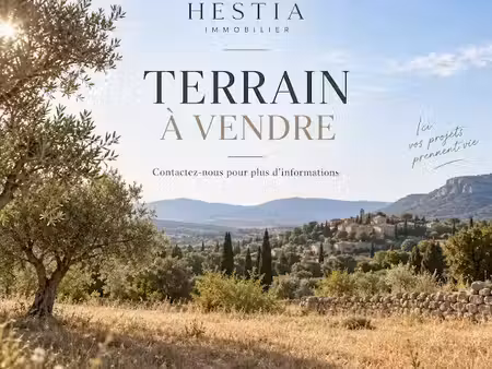 vente terrain 1000 m² à carces (83570)  99 000 €