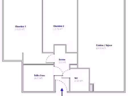location meublée appartement 3 pièces 62.72 m² à coupvray (77700)  1 390 €