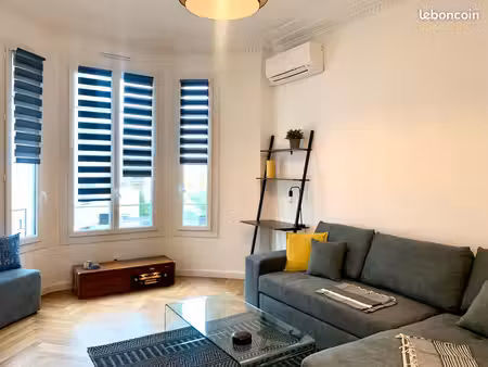 juan-les-pins – location 3 pièces meublé à 50 m de la plage