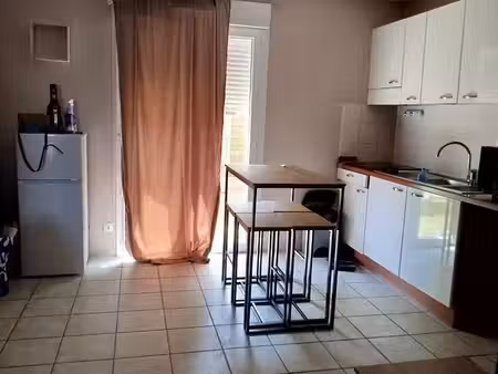 location t2 meublé avec jardin