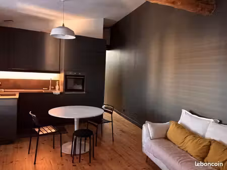 appartement meublé lumineux de 46 m² au centre d'ecully