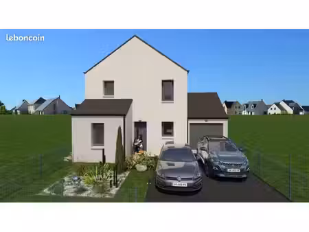 projet de construction d'une maison 96 m² avec terrain à romagne (35)