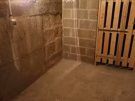 box de stockage sur dalle béton