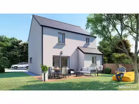 projet de construction d'une maison 96 m² avec terrain à saint-aubin-du-pavail (35)