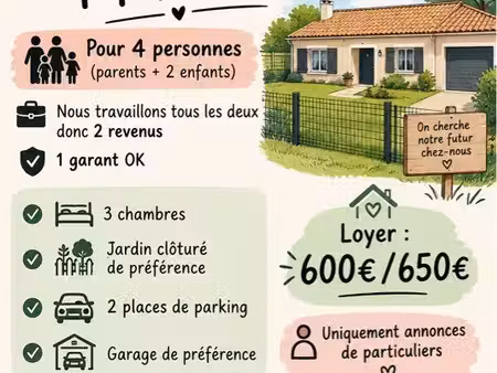 recherche maison f4
