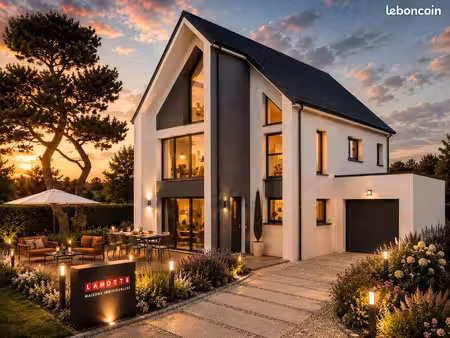 projet de construction d'une maison 149 m² avec terrain à la gouesniere (35)