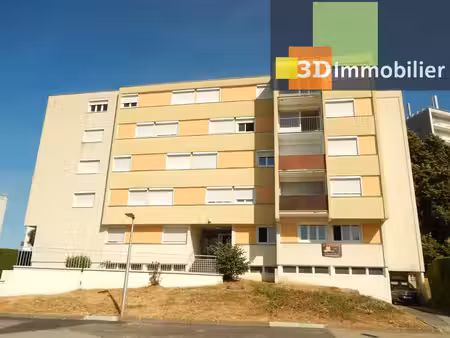 lons-le-saunier (39 jura)  à vendre appartement type 5 rénové 110 m² avec loggia  garage e