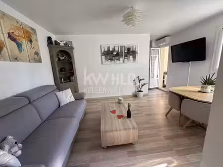 studio lumineux en résidence fermée avec piscine à vallauris.