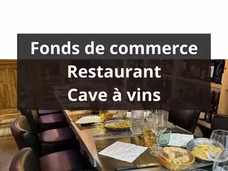 opportunité clé en main : restaurant & cave à vin – nord de