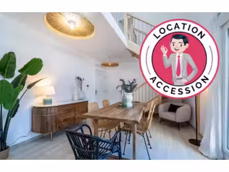 location-accession : maison t4 + garage + terrasse + jardin