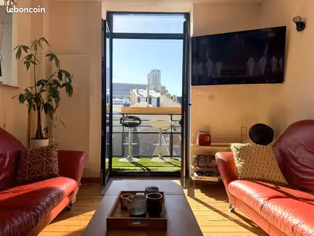 t5 duplex 91m² de standing – vue cathédrale – terrasse sud – ascenseur privé – parking (ag