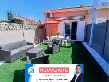 *** maisonnette t3 avec jardin avec piscine à palavas ***