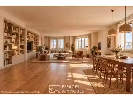 coeur de ville - appartement contemporain en dernier étage avec terrasse