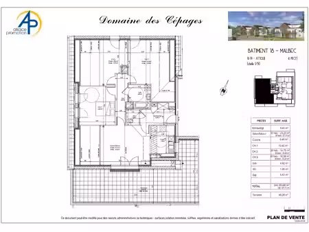 f4 neuf bbc attique vendu loué