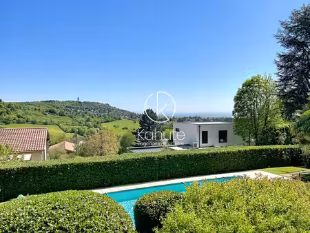 maison avec vue imprenable  saint didier au mont d or  7 pièce(s)  200 m2  1816m2 de terra