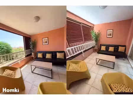 le barcarès – cap coudalère – t2 33 m²+ loggia 8 m²– piscine – parking – libre de bail