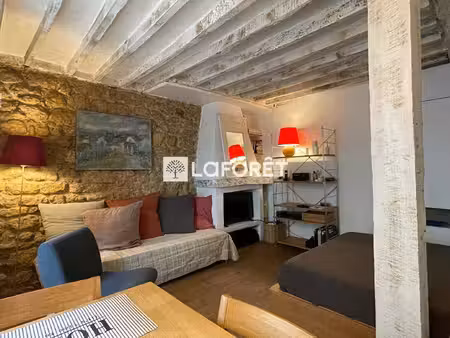 quartier daguerre studio paris 1 pièce(s) 23.26 m2 meublé