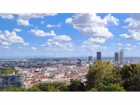 croix-rousse – t3 traversant avec vue sur lyon et le mont blanc