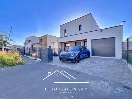 maison contemporaine de 2024 – vie de plain-pied – 3 chambres – garage – giberville