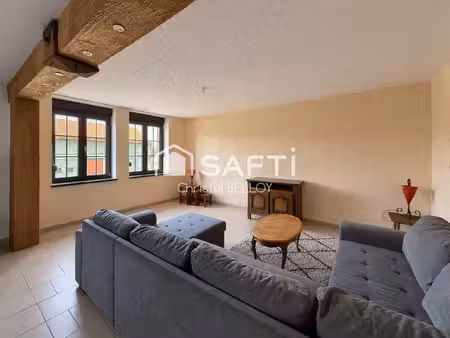 t4 meublé de 94m2 - 3 chambres + garage