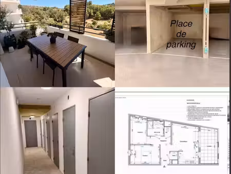 t3 traversant 56 m² • terrasse 12 m² • vue parc & forêt