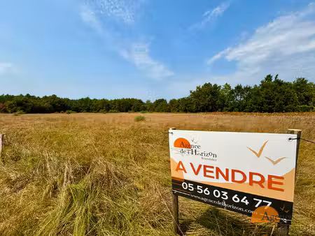 lege cap ferret - terrain à bâtir viabilisé de 780 m2 libre