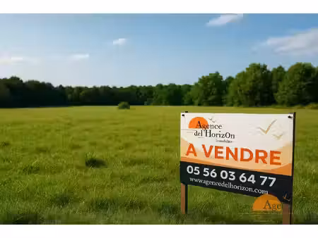 lège-cap-ferret - terrain à bâtir viabilisé de 876m2 environ