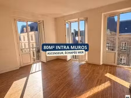vente appartement 3 pièces à saint-malo (35400) : à vendre 3 pièces / 80m² saint-malo