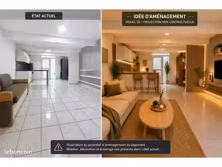 t2 47 m² plein centre — dpe c — investissement clé en main à 8 % brut