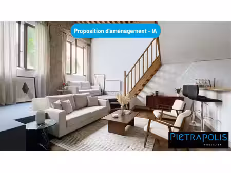lyon 1 proche croix rousse - t1 de 45m² avec mezzanine