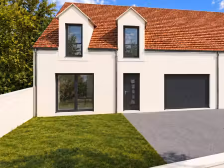 sonchamp - proche rambouillet / terrain à bâtir 1069 m 2 avec projet maison 4 chambres