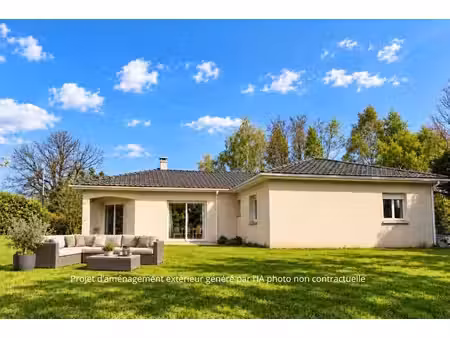 coup de coeur maison t6 de plain-pied de 195m²  terrain 1200m² paugnat 63410