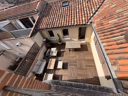 appartement t6 duplex en dernier étage avec grande terrasse
