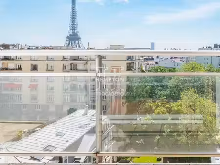 paris xvi | trocadéro o 2 pièces vue tour eiffel