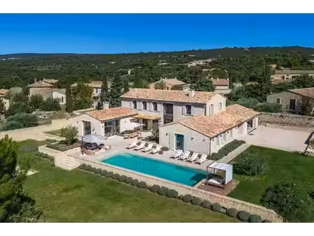 gordes  propriété contemporaine avec vue sur le luberon