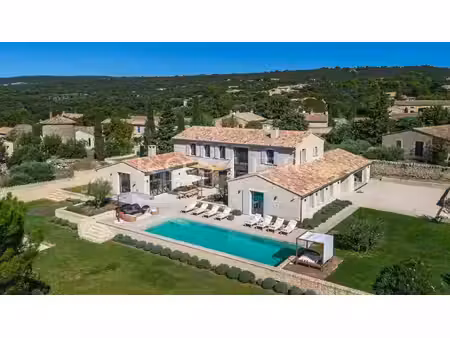 gordes  propriété contemporaine avec vue sur le luberon