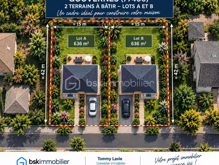 terrain de 635 m² à gouvernes