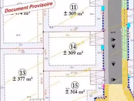 vente terrain à thaon (14610) : à vendre / 309m² thaon