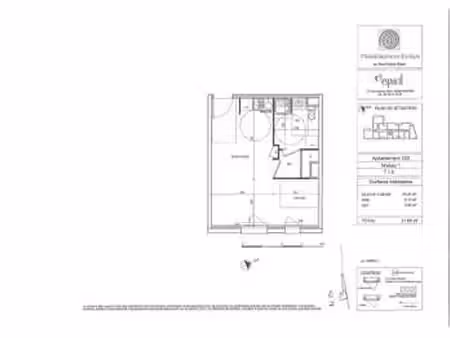 location appartement t1 à nantes (44000) : à louer t1 / 32m² nantes