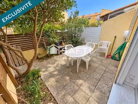 appartement en rez-de-jardin avec belle terrasse