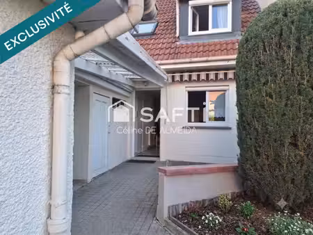 maison t4 avec jardin  garage et cheminée
